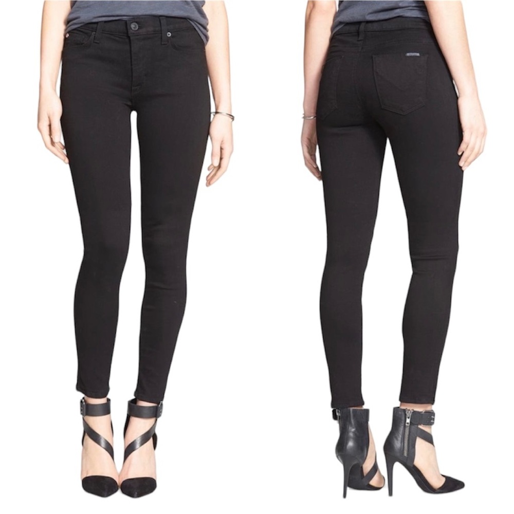 Hudson Mid Rise Nico Black Jean